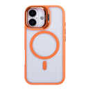 Rixus Classic 03 Case With MagSafe Compatible For Apple iPhone 17 Orange