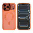 Rixus Classic 03 Case With MagSafe Compatible For Apple iPhone 17 Pro Orange