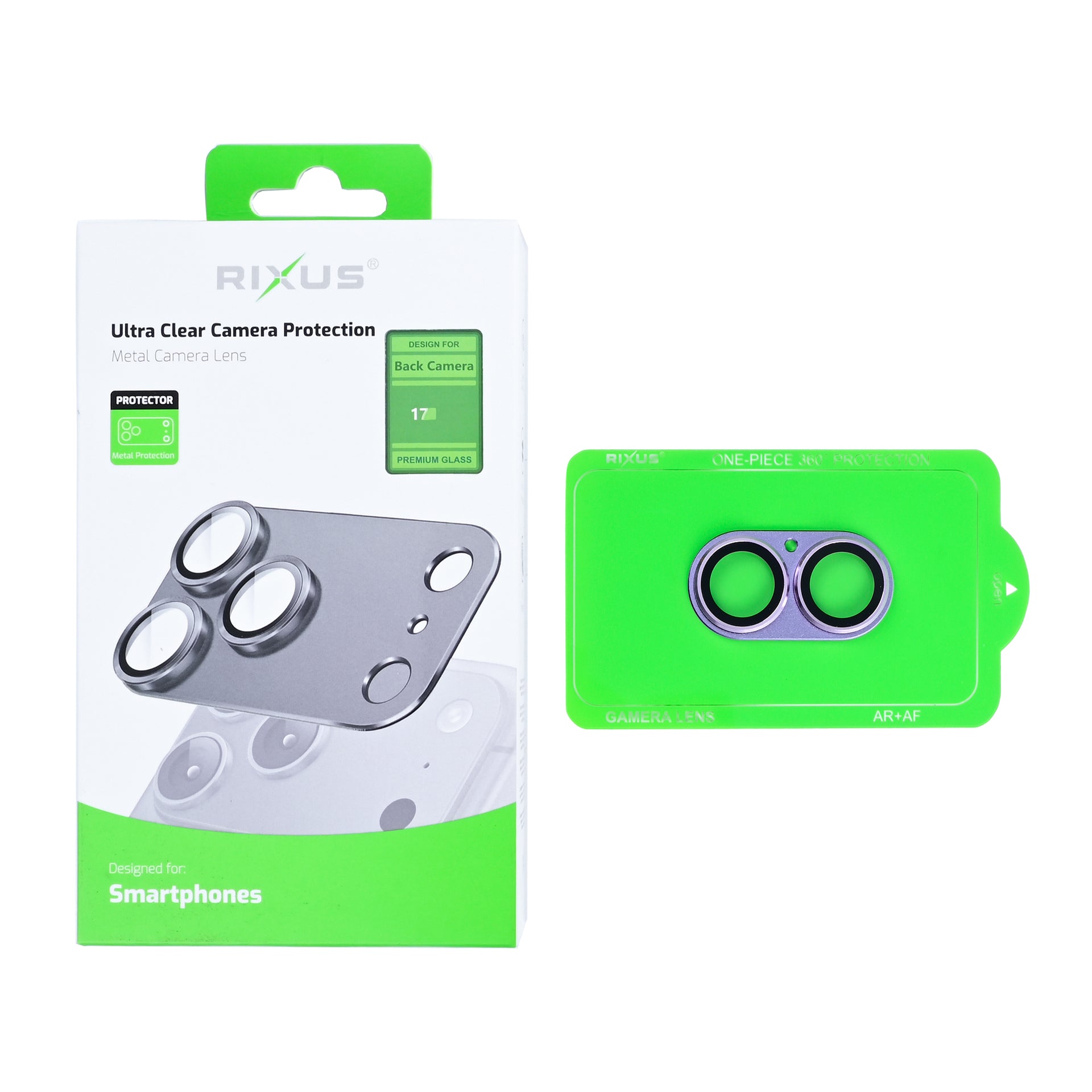 Rixus Ultra Clear Camera Protection For Apple iPhone 17 Lavender