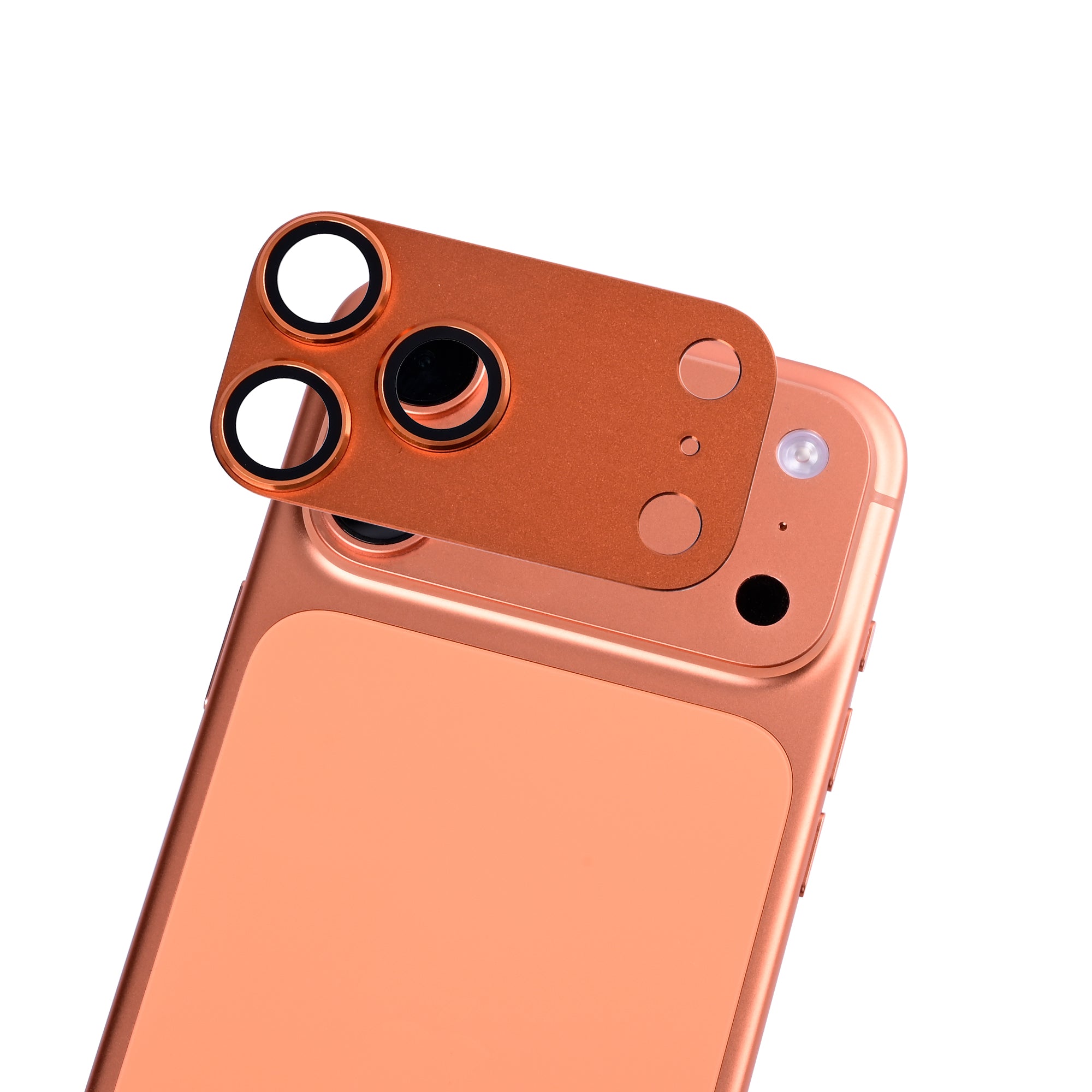 Rixus Ultra Clear Camera Protection For Apple iPhone 17 Pro Cosmic Orange