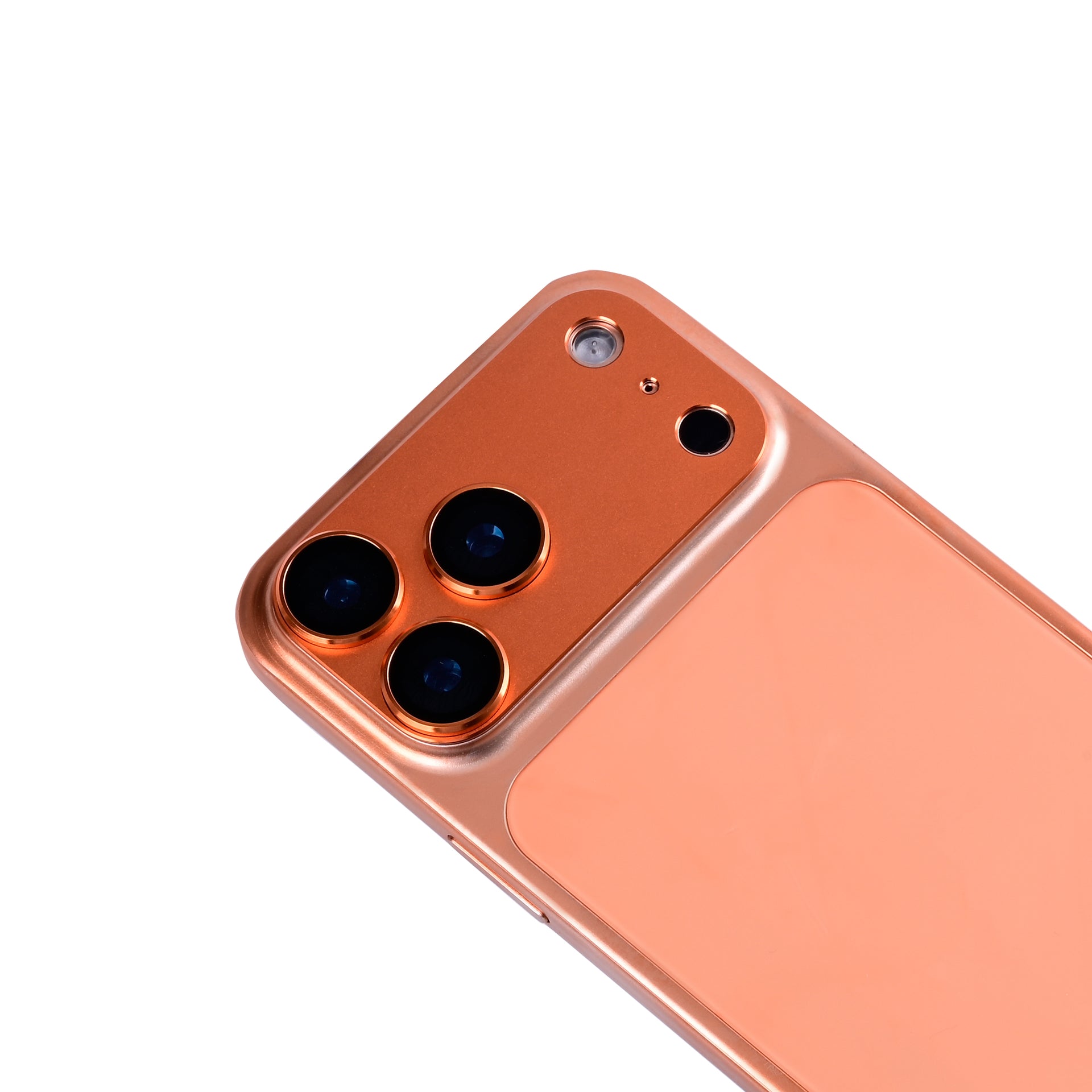 Rixus Ultra Clear Camera Protection For Apple iPhone 17 Pro Cosmic Orange