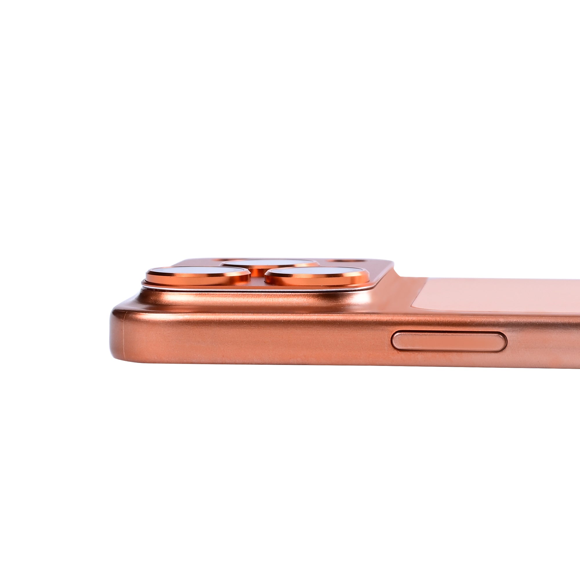Rixus Ultra Clear Camera Protection For Apple iPhone 17 Pro Max Cosmic Orange