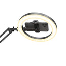 Rixus RXLG30 Ring Light With Desk Mount 10 inch