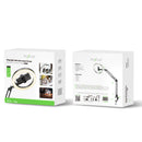 Rixus RXLG30 Ring Light With Desk Mount 10 inch
