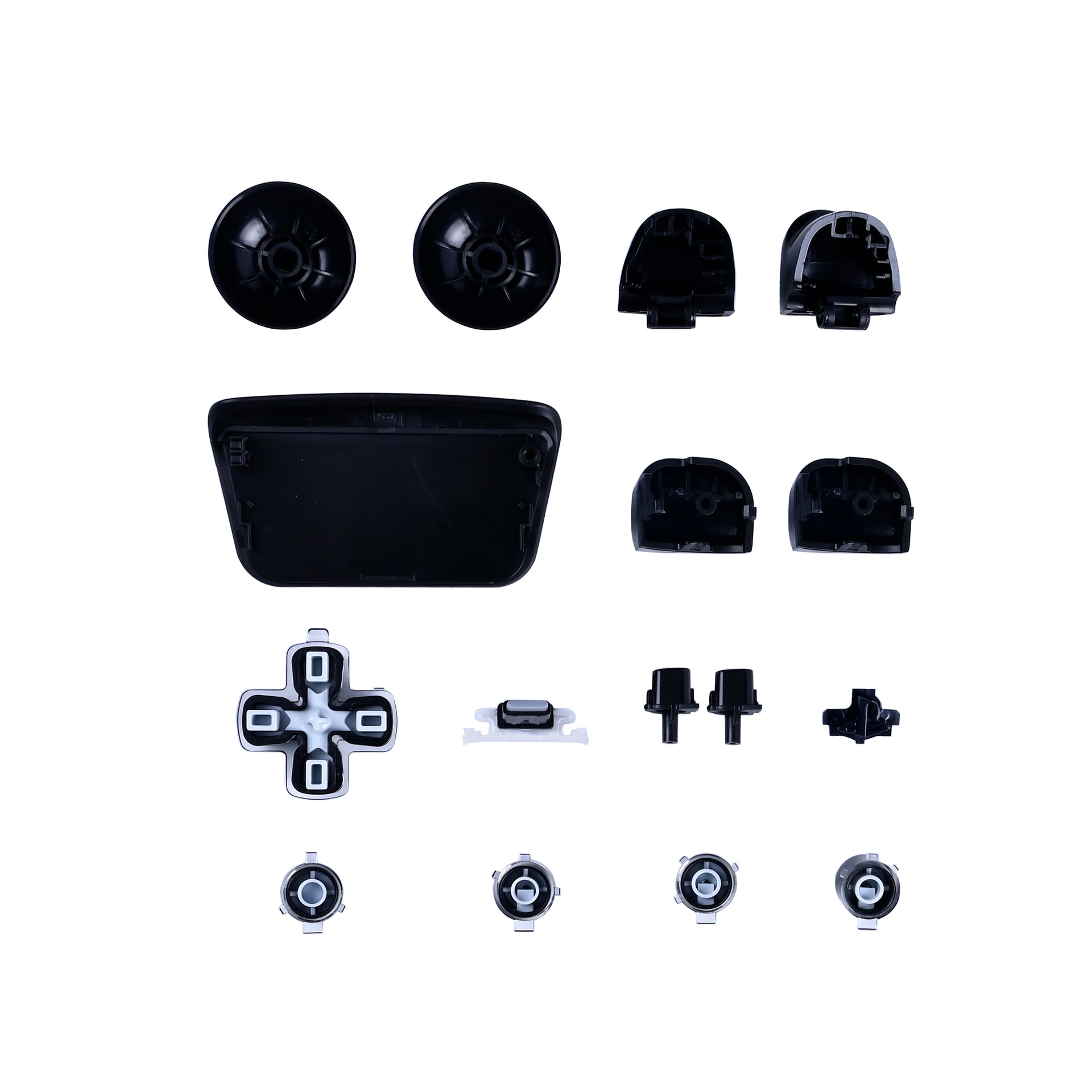 For Sony PlayStation 5 Controller Button Sets Black OEM (16pcs)
