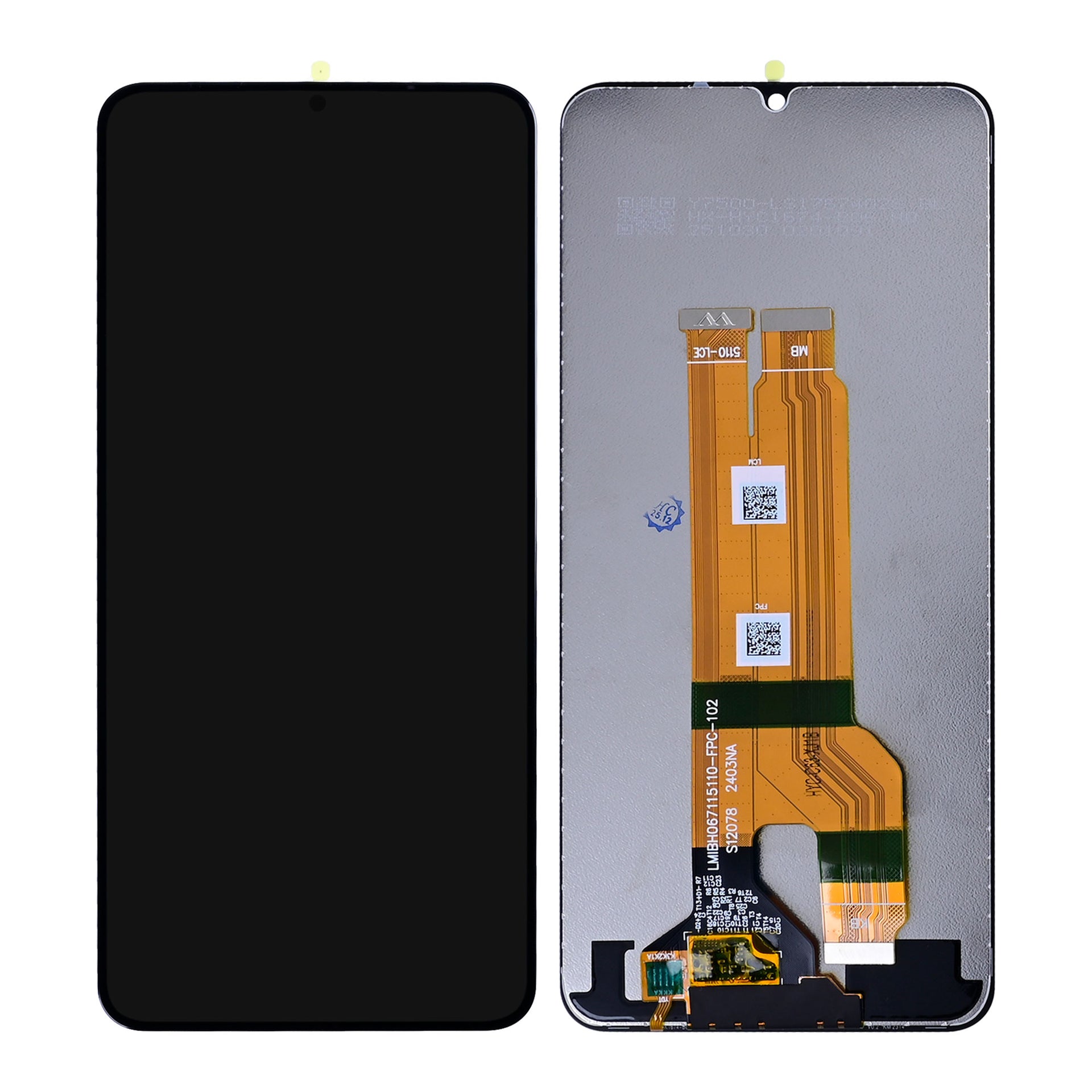 Realme Note 60, C61, C63 Display And Digitizer Without Frame Black OEM