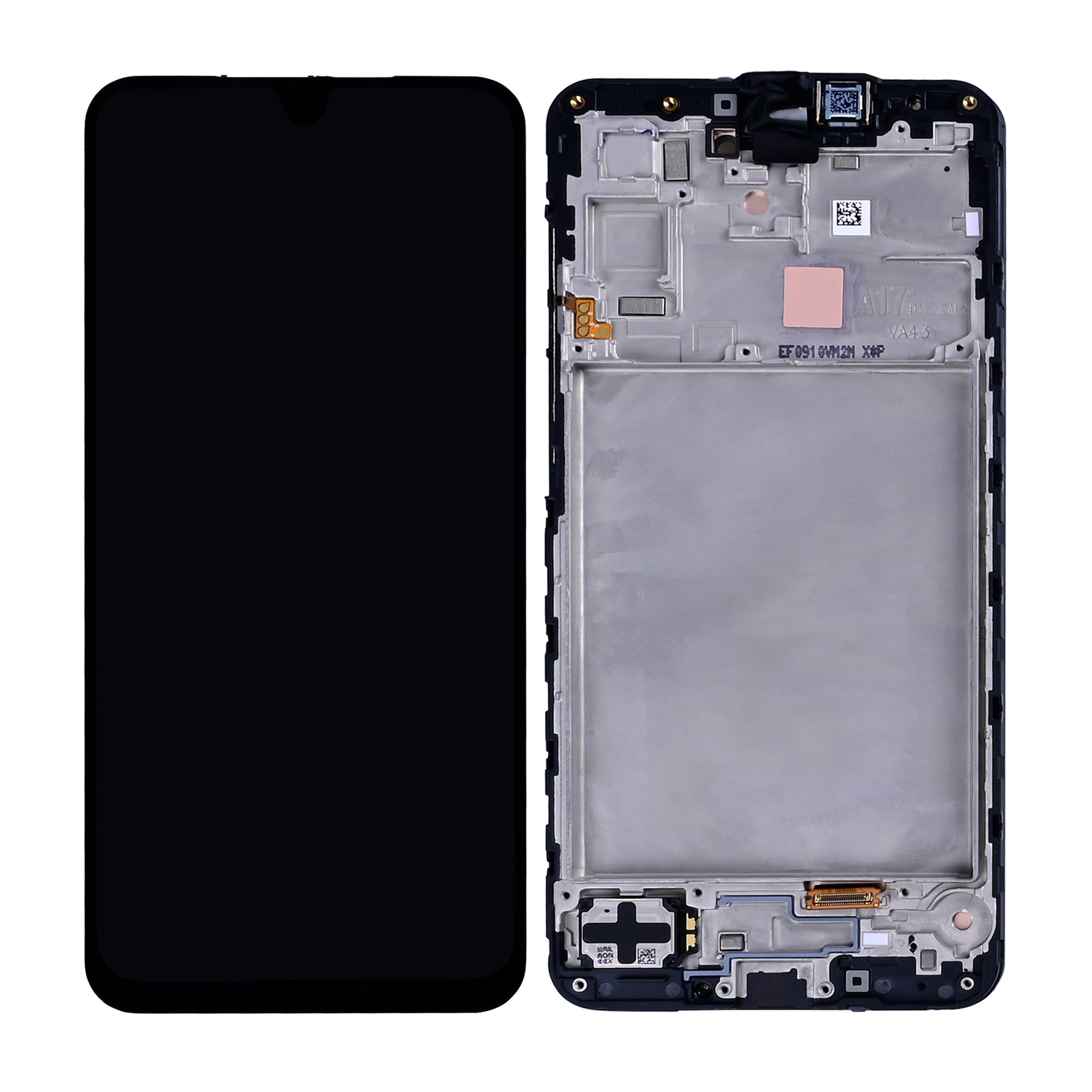 Samsung Galaxy A17 4G A175F Display And Digitizer With Frame Black Service Pack