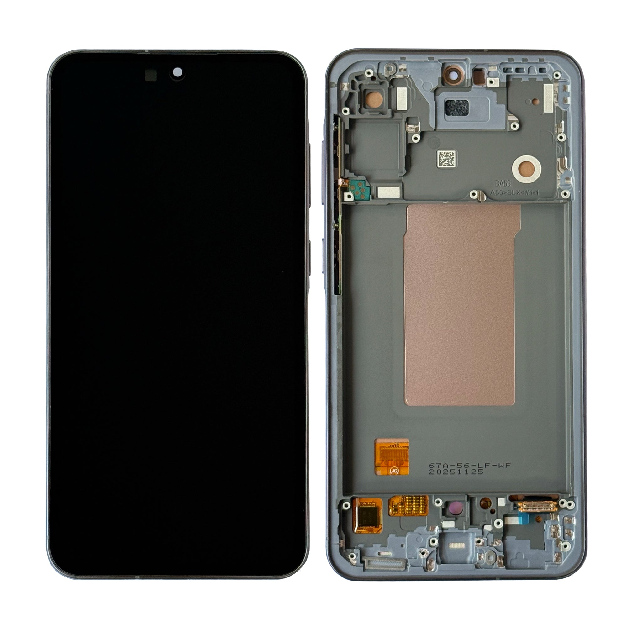 Samsung Galaxy A56 5G A566B Display And Digitizer With Frame Graphite Soft-OLED