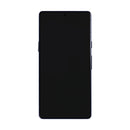 Google Pixel 7a Display And Digitizer With Frame Black Soft-OLED