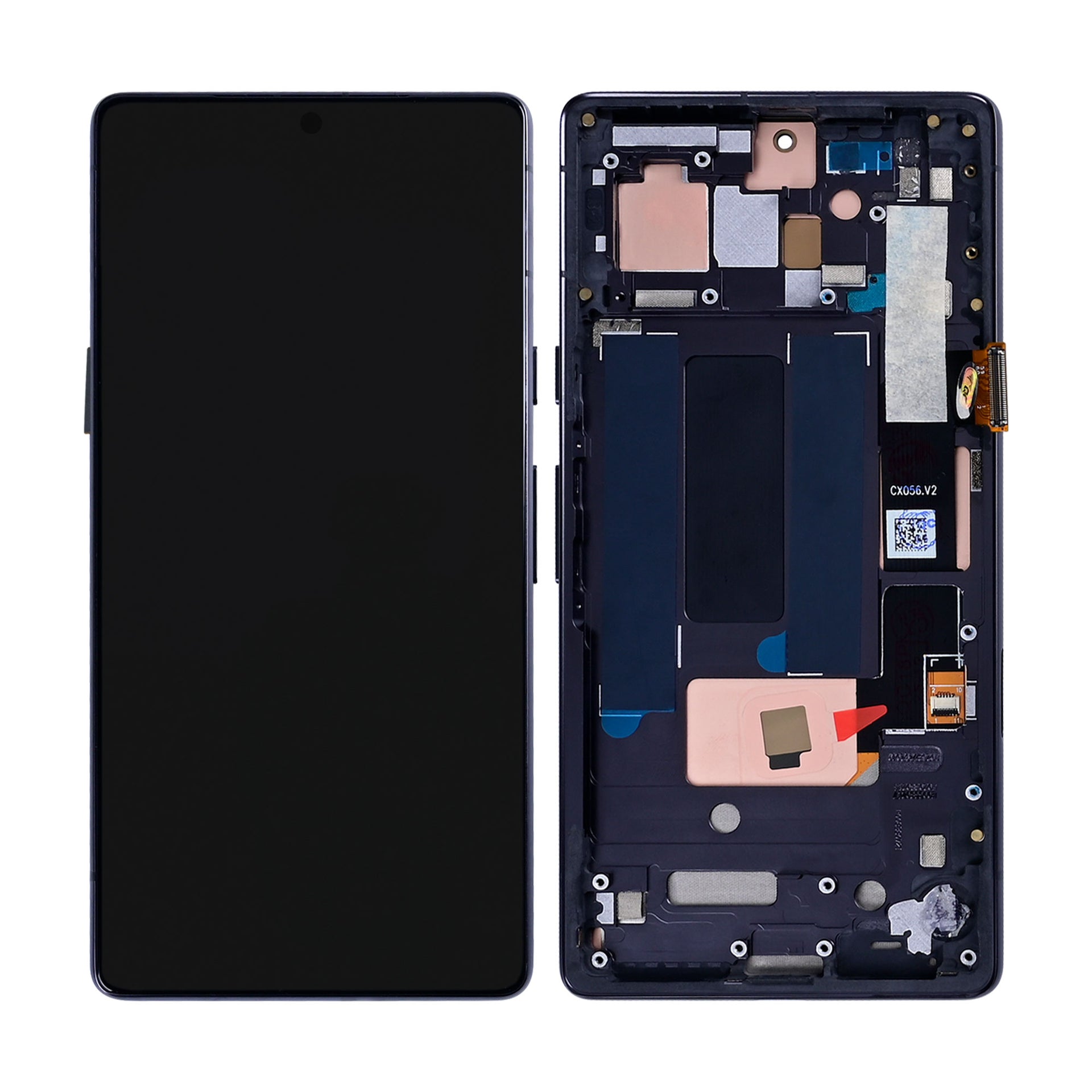 Google Pixel 7a Display And Digitizer With Frame Black Soft-OLED