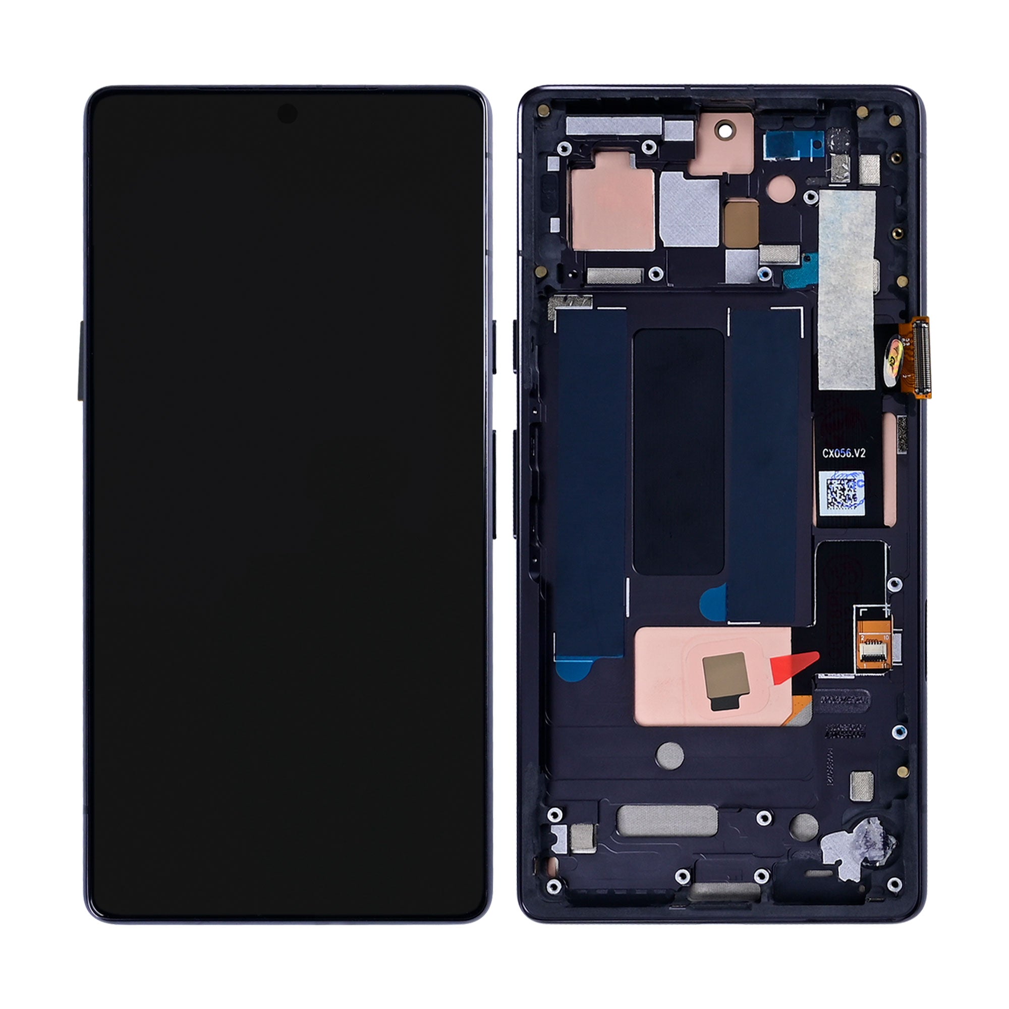Google Pixel 7a Display And Digitizer With Frame Black Soft-OLED