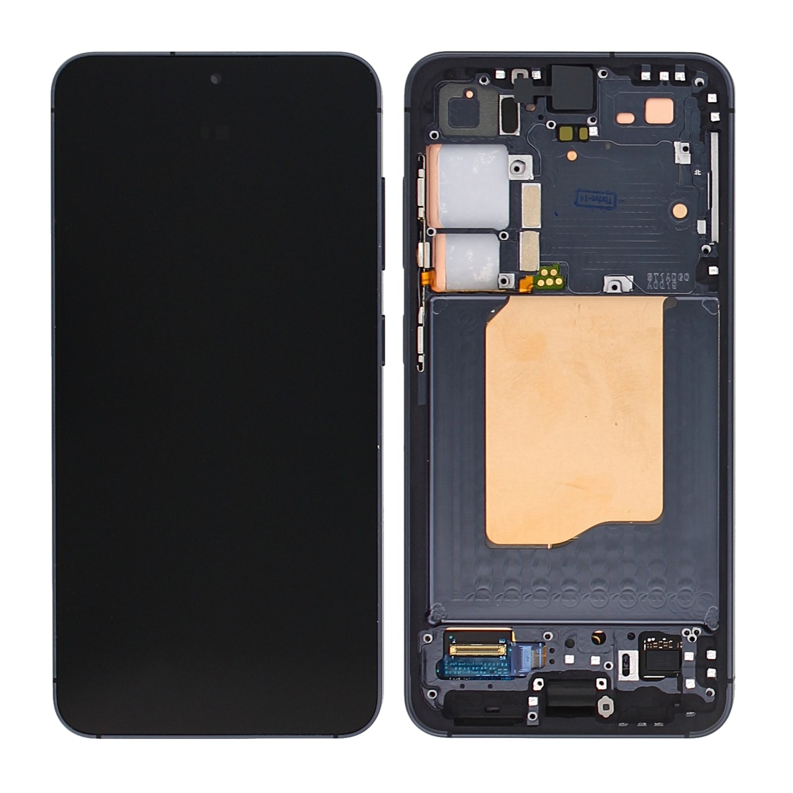 Samsung Galaxy S25 S931B Display And Digitizer With Frame Blue Black Pre-Assembled