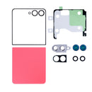 Samsung Galaxy Z Flip7 F766B Back Cover Set With Lens Coral Red OEM