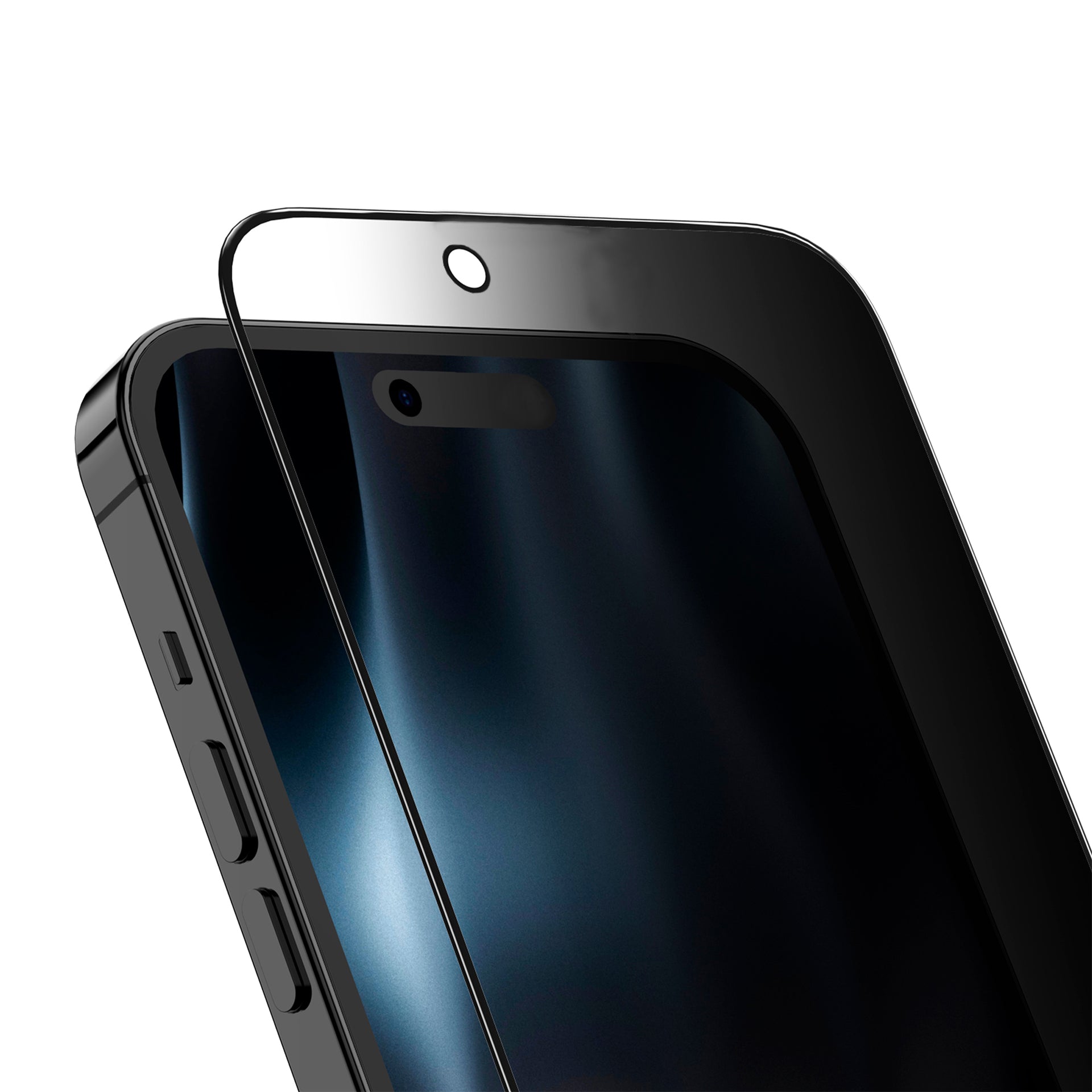 Rixus Privacy Tempered Glass With Fit Box For Apple iPhone 16 Pro