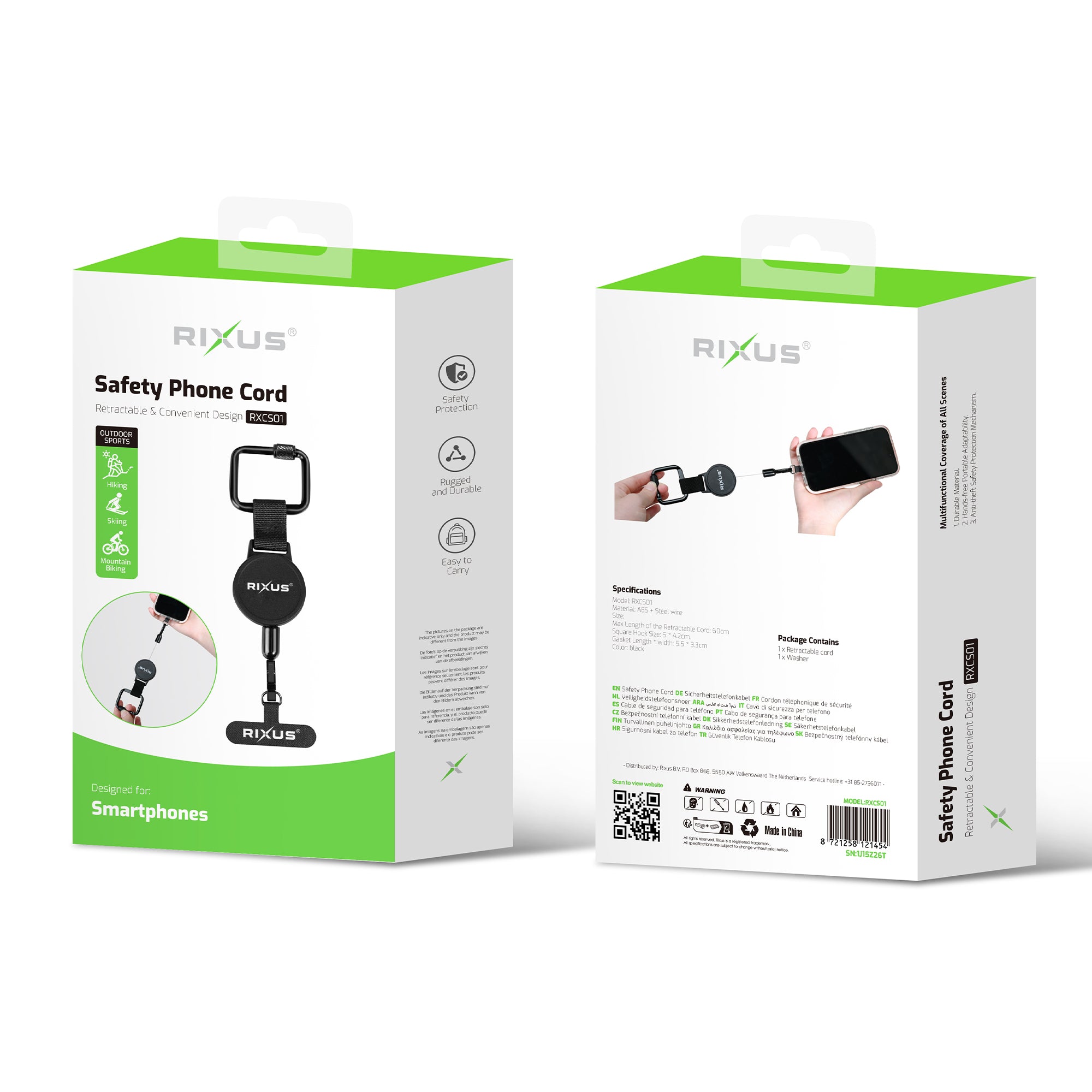 Rixus RXCS01 Safety Phone Cord