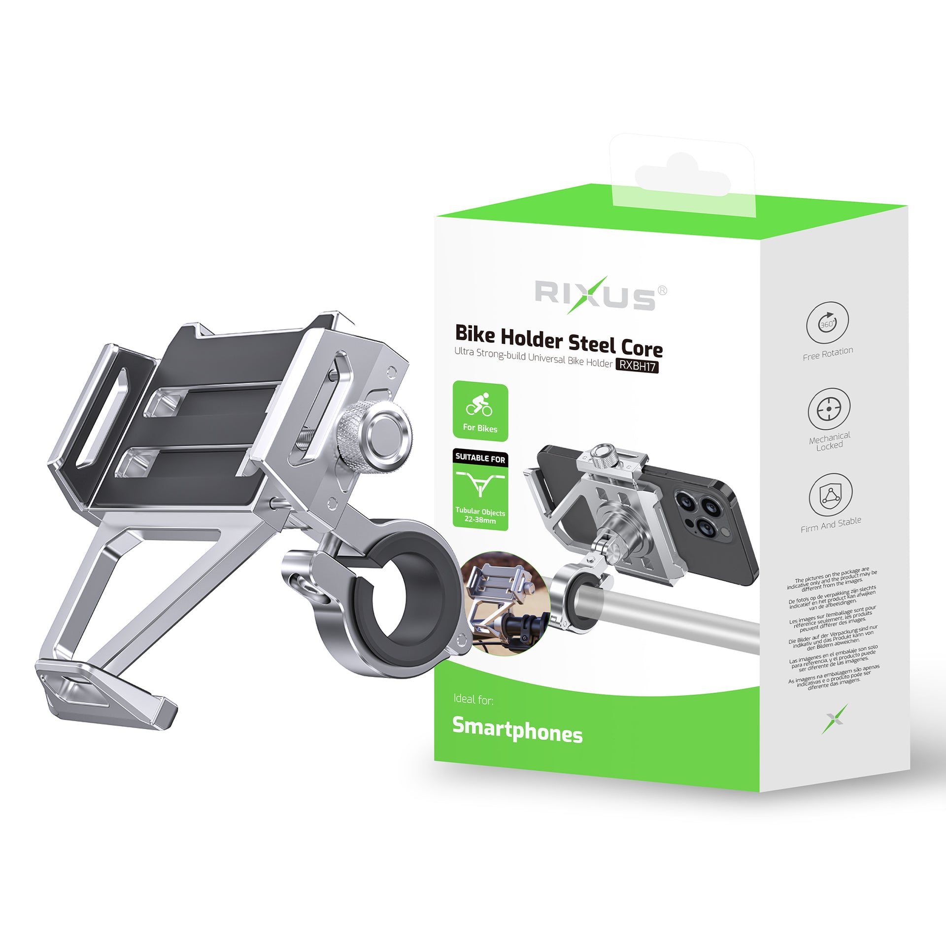 Rixus RXBH17 Bike Holder Steel Core