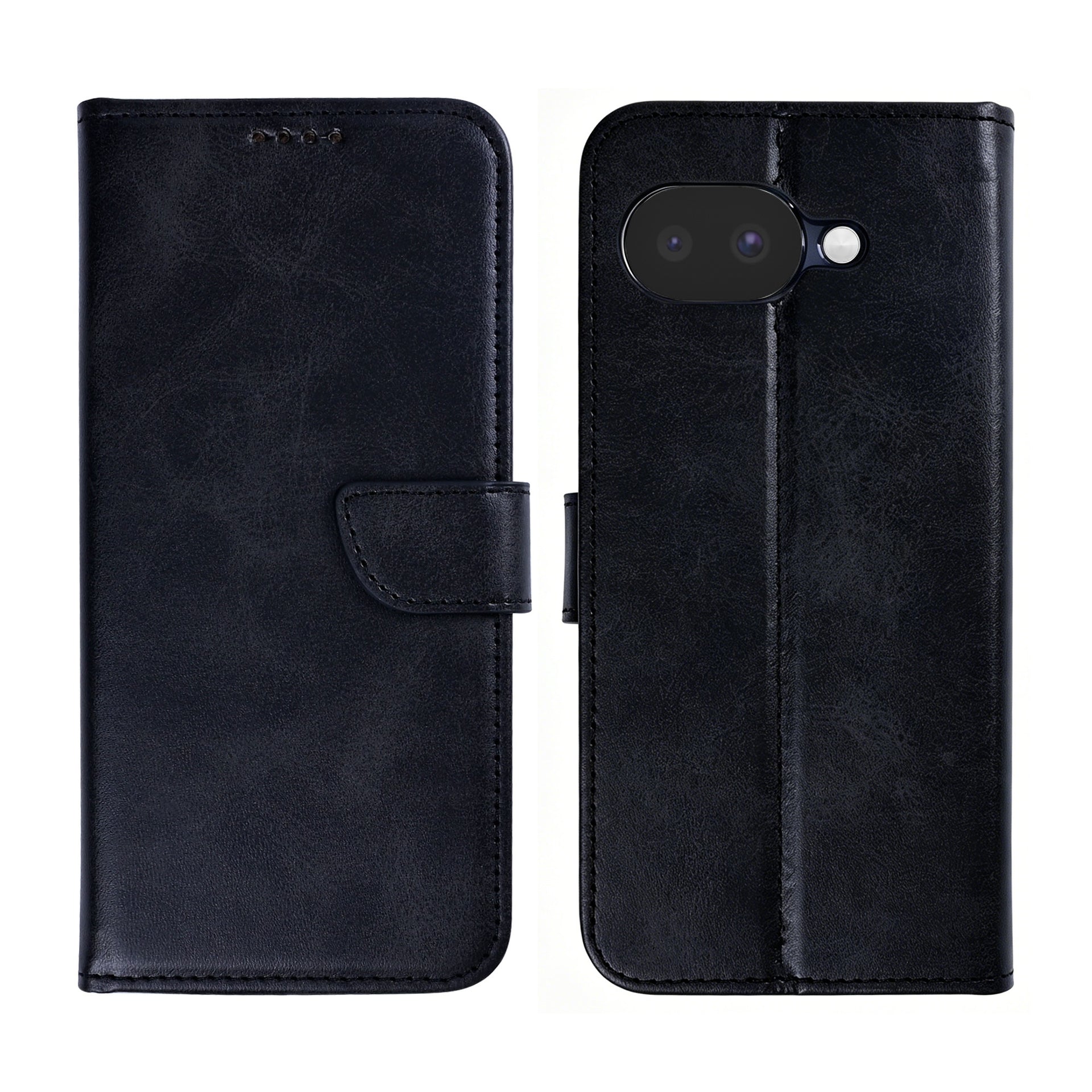Rixus Bookcase For Google Pixel 10a Black