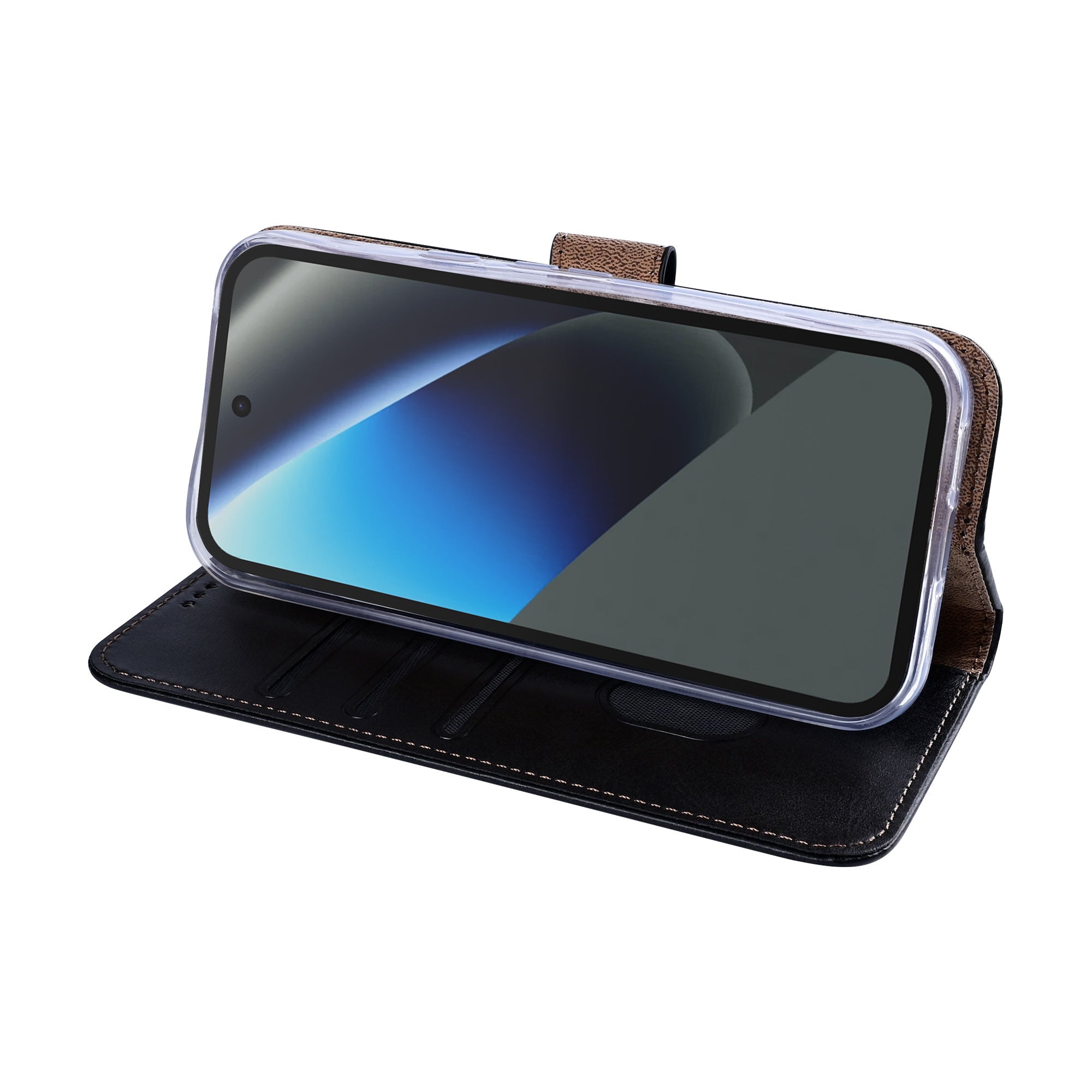 Rixus Bookcase For Google Pixel 10a Black