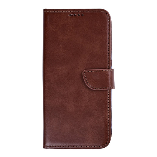Rixus Bookcase For Google Pixel 10a Brown