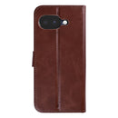 Rixus Bookcase For Google Pixel 10a Brown