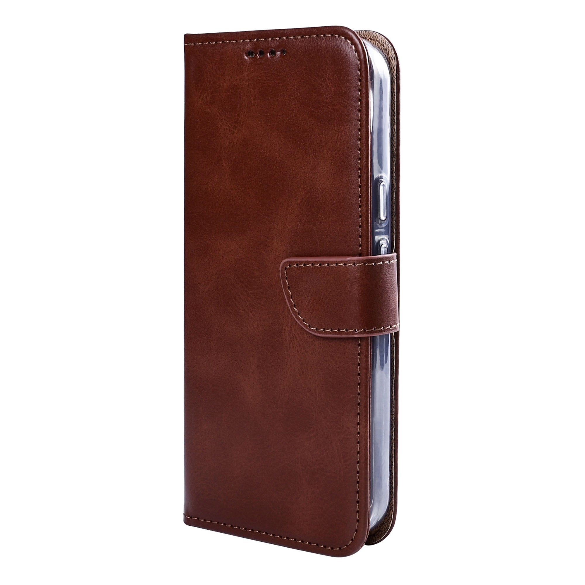 Rixus Bookcase For Google Pixel 10a Brown