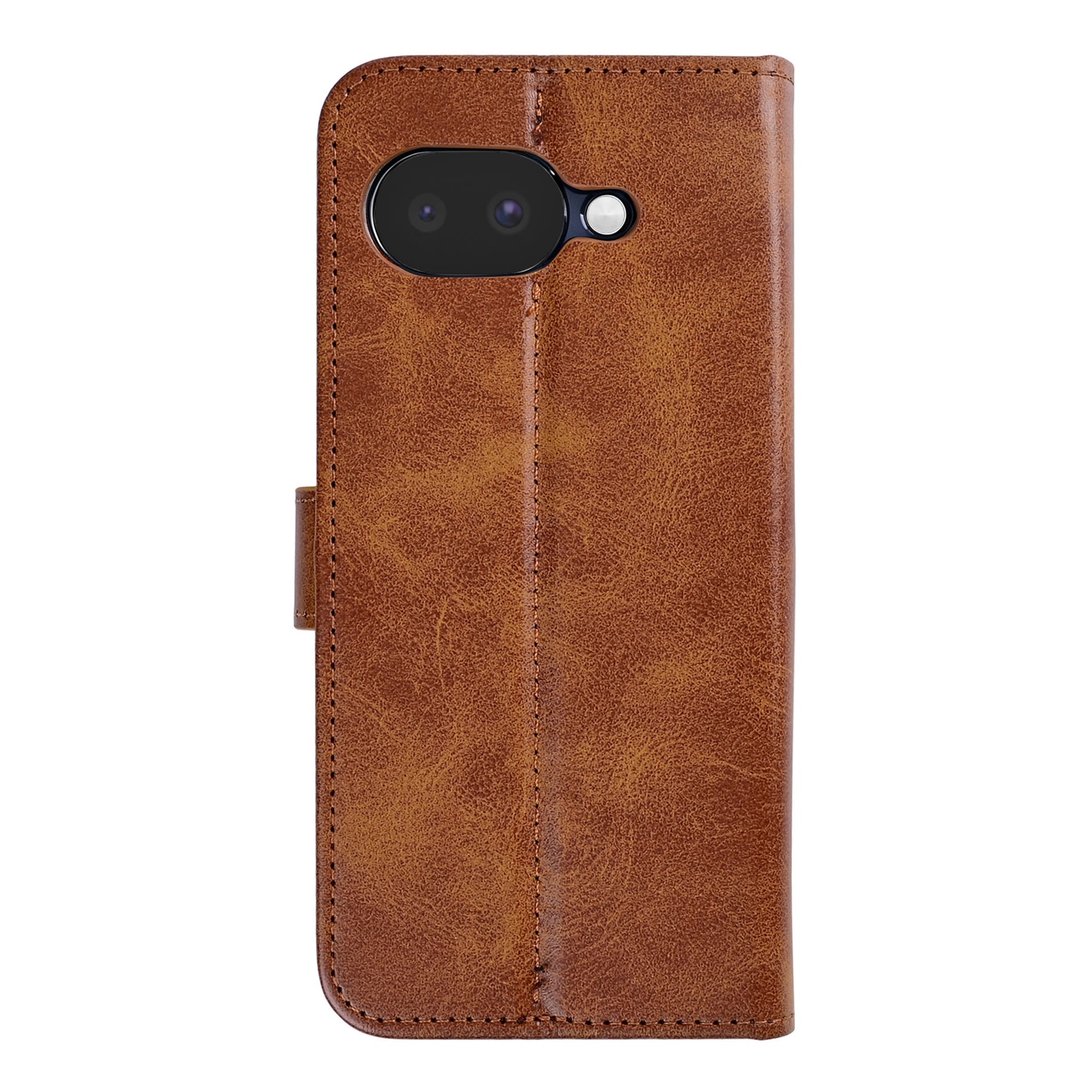 Rixus Bookcase For Google Pixel 10a Light Brown