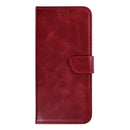 Rixus Bookcase For Google Pixel 10a Dark Red