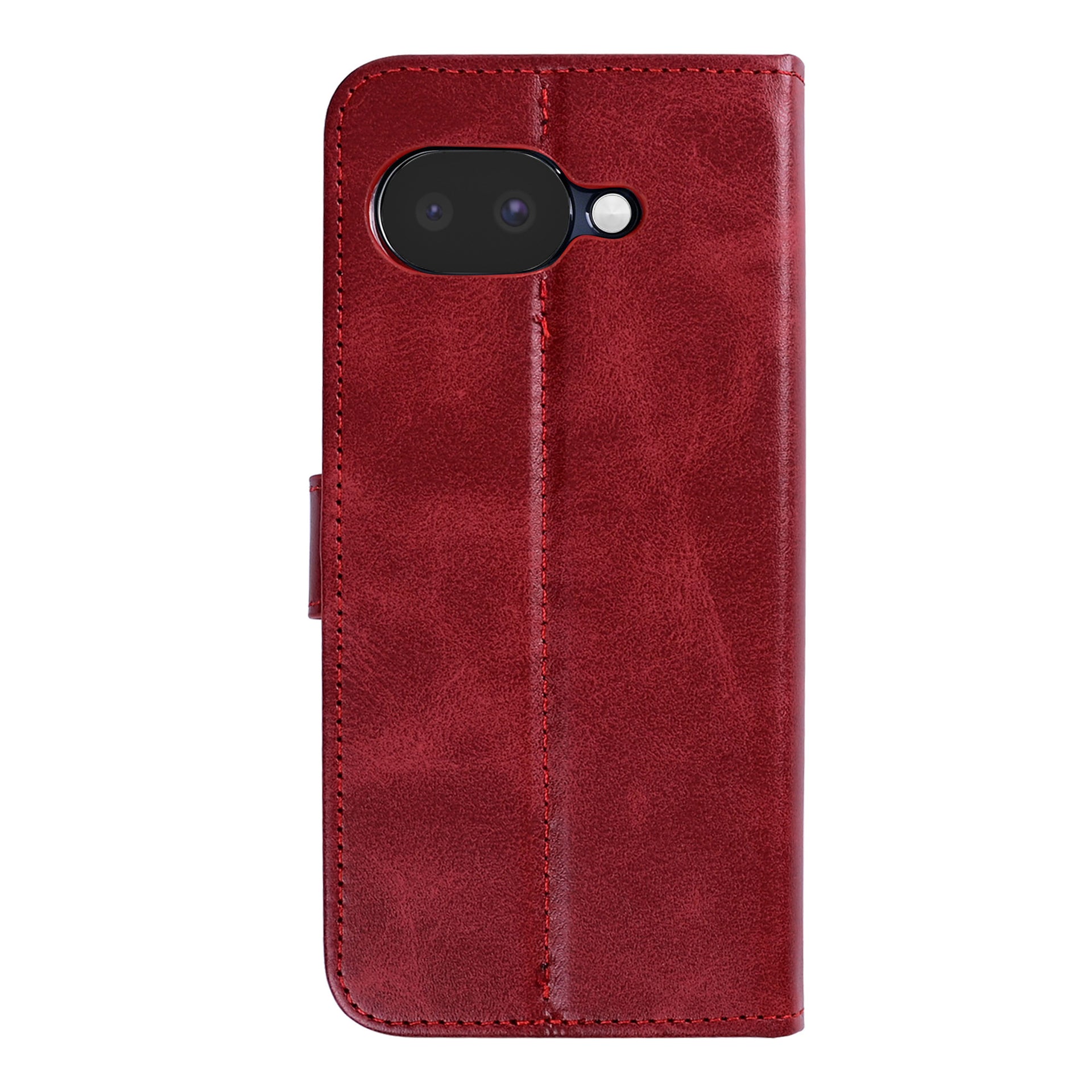Rixus Bookcase For Google Pixel 10a Dark Red