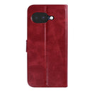 Rixus Bookcase For Google Pixel 10a Dark Red