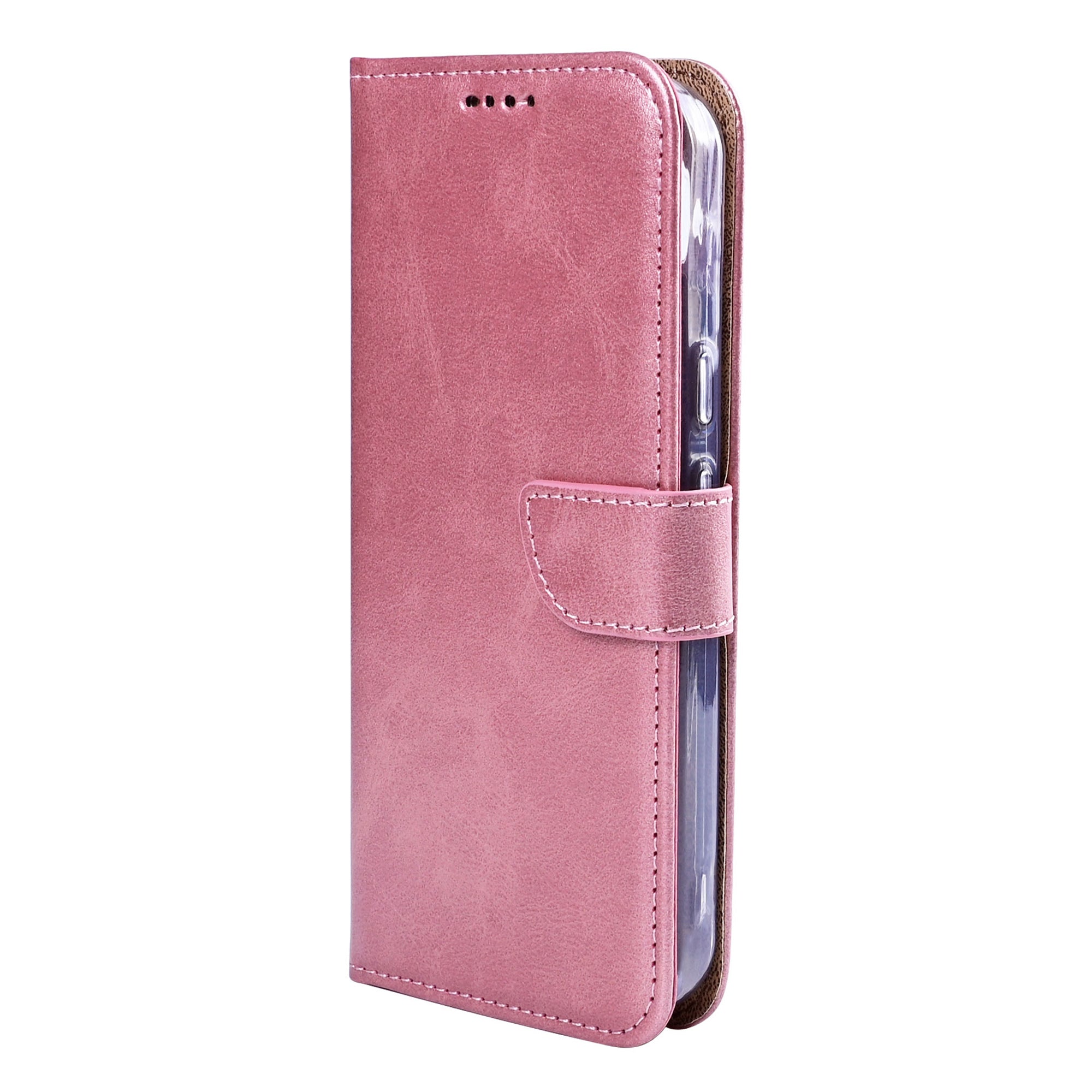 Rixus Bookcase For Google Pixel 10a Pink