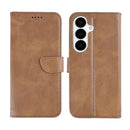 Rixus Bookcase For Samsung Galaxy S26 Plus Light Brown