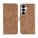 Rixus Bookcase For Samsung Galaxy S26 Plus Light Brown