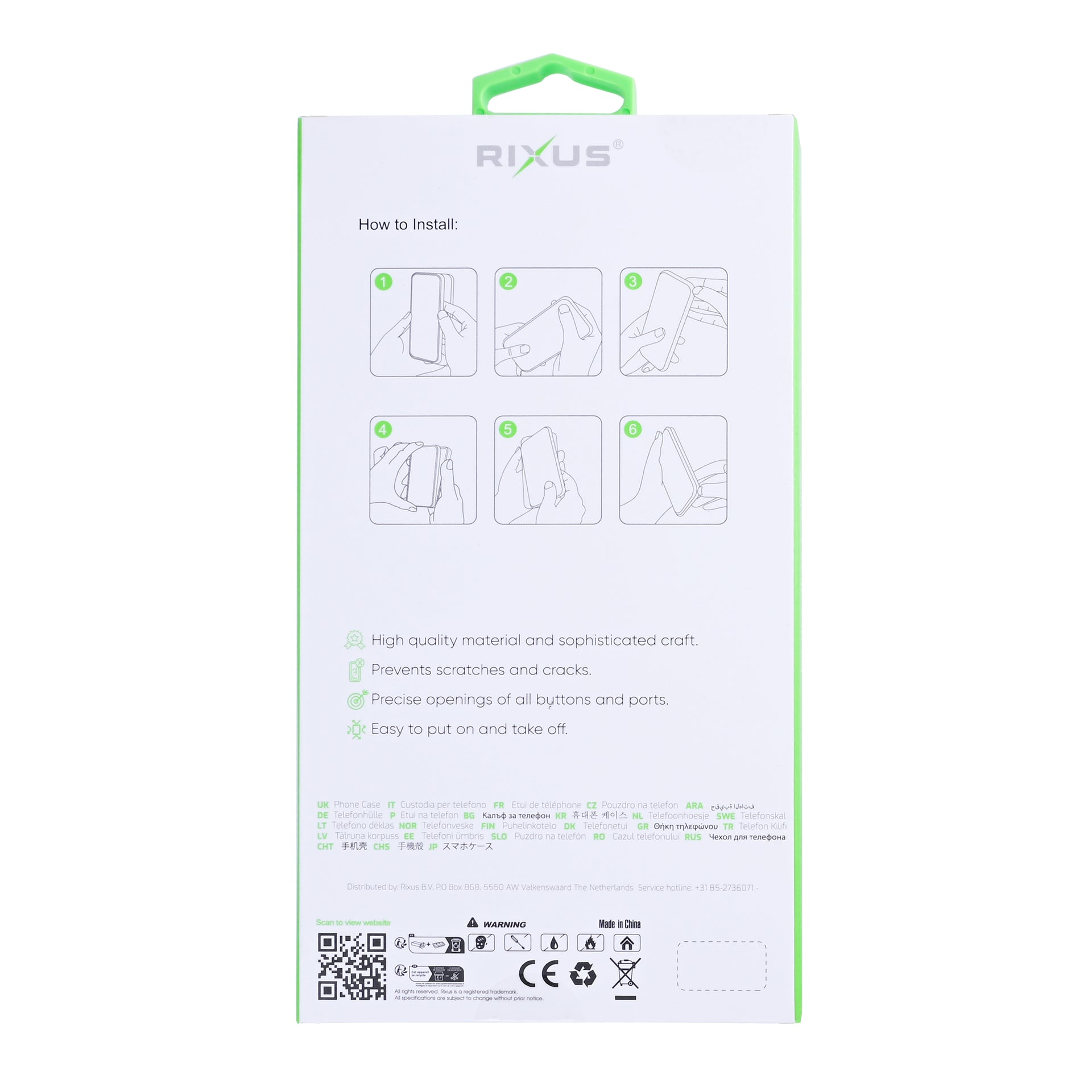 Rixus Anti-Burst Case For Samsung Galaxy S26 Plus Transparent