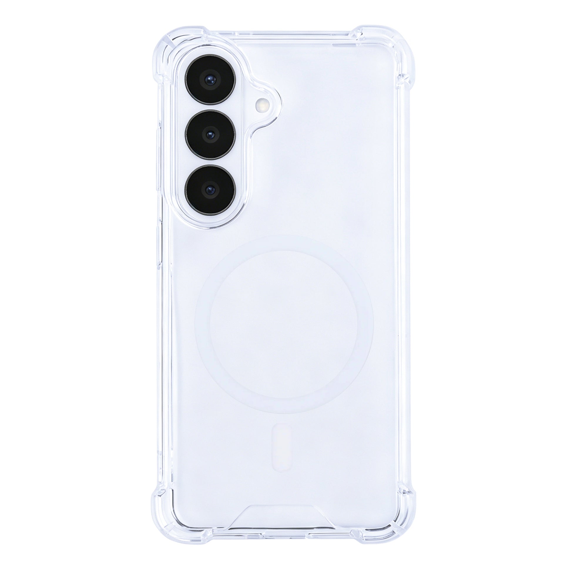 Rixus Anti-Burst Case With MagSafe Compatible For Samsung Galaxy S26 Plus Transparent