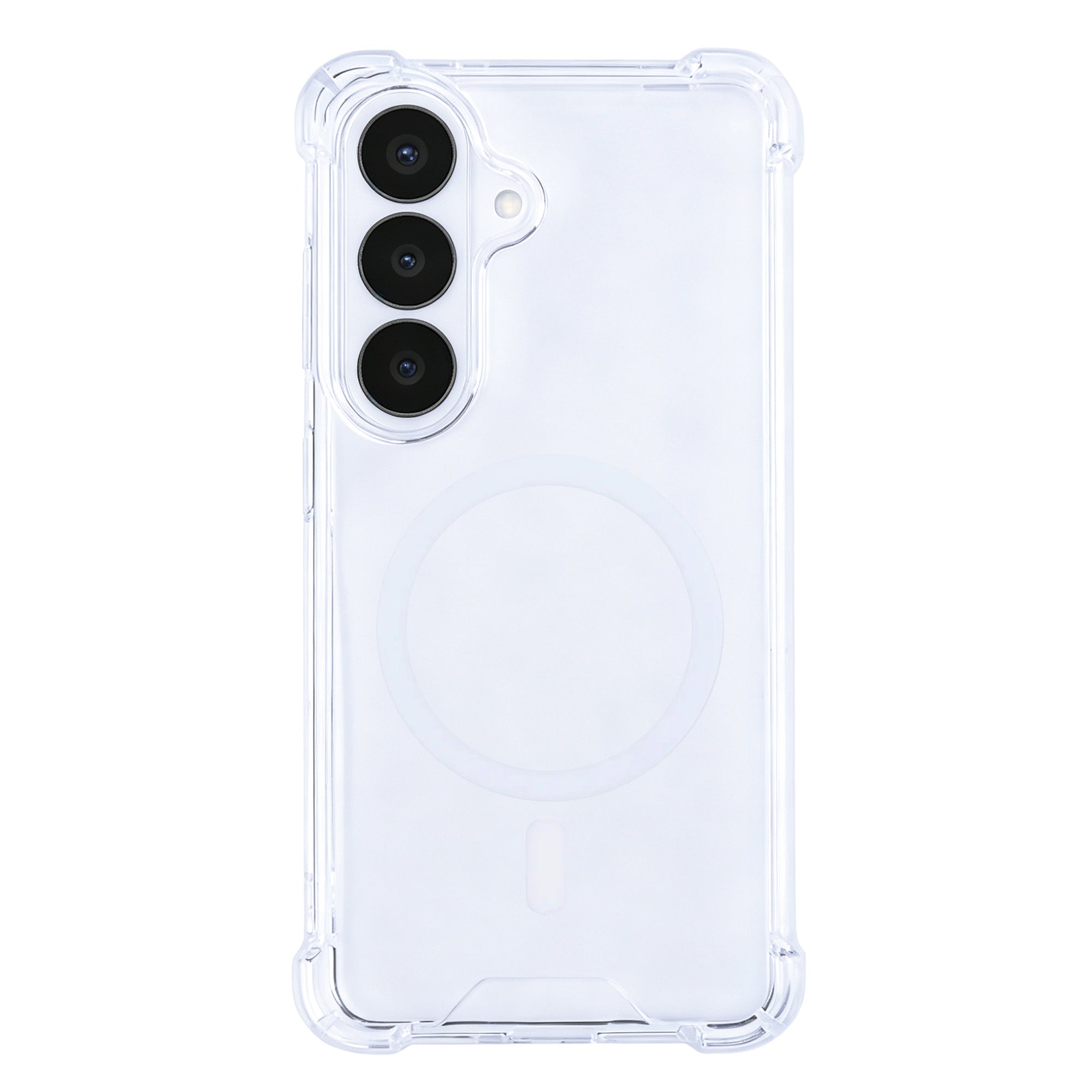 Rixus Anti-Burst Case With MagSafe Compatible For Samsung Galaxy S26 Plus Transparent