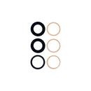For Apple iPhone 17 Pro, iPhone 17 Pro Max Camera Lens Cover Set Black OEM