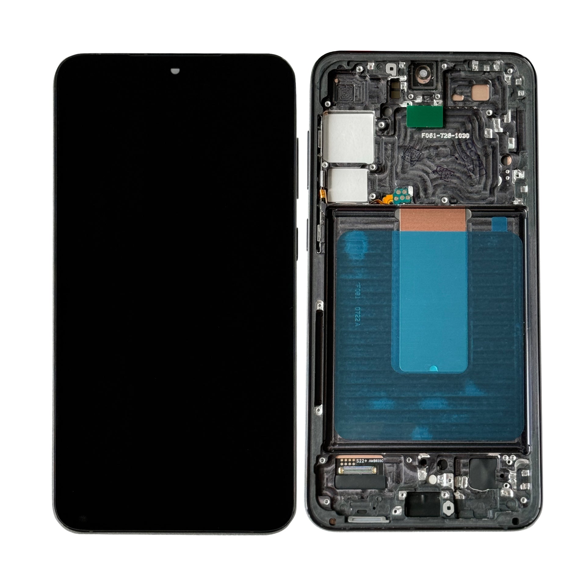 Samsung Galaxy S23 Plus S916B Display And Digitizer With Frame Phantom Black Soft-OLED