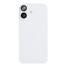 For Apple iPhone 17 Back Glass With NFC, Enlarged Camera Frame White Pulled