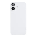 For Apple iPhone 17 Back Glass With NFC, Enlarged Camera Frame White Pulled