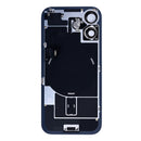 For Apple iPhone 17 Back Glass With NFC, Enlarged Camera Frame Sage Pulled