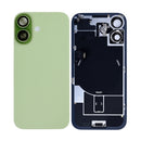 For Apple iPhone 17 Back Glass With NFC, Enlarged Camera Frame Sage Pulled