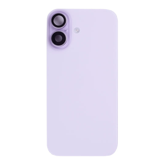 For Apple iPhone 17 Back Glass With NFC, Enlarged Camera Frame Lavender Pulled