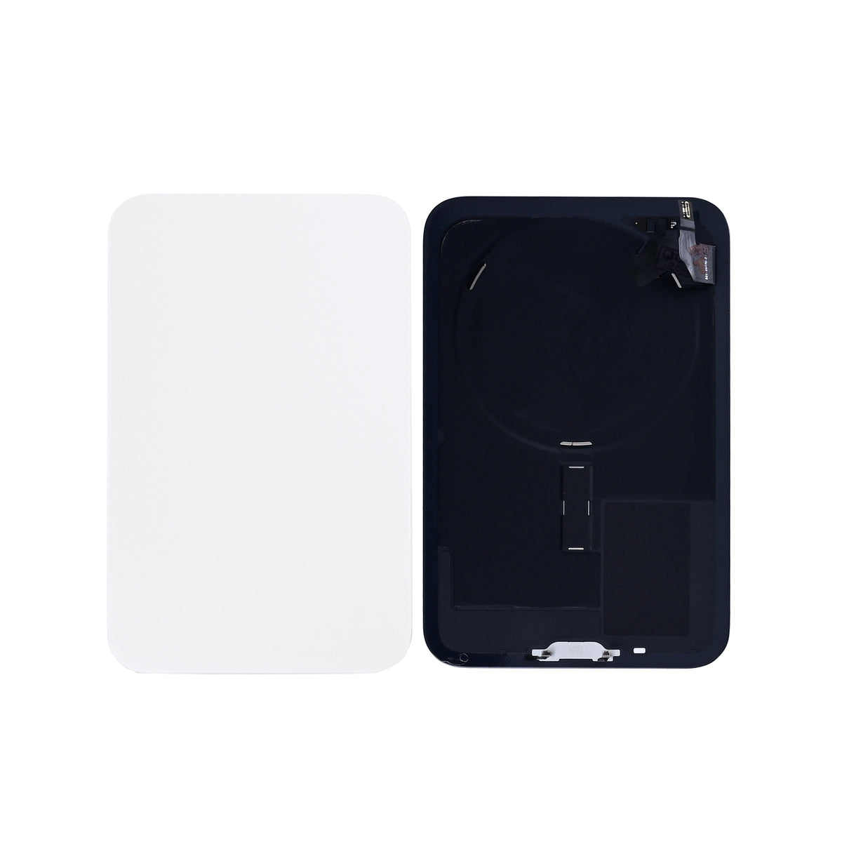 For Apple iPhone 17 Pro Back Glass With NFC Silver Pulled