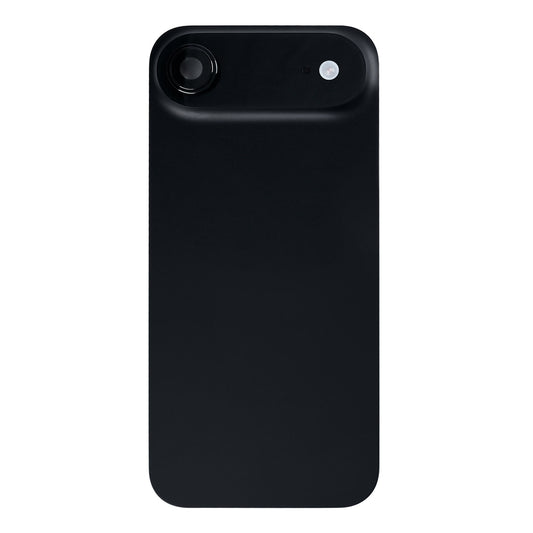 For Apple iPhone 17 Air Back Glass With NFC, Enlarged Camera Frame Space Black Pulled
