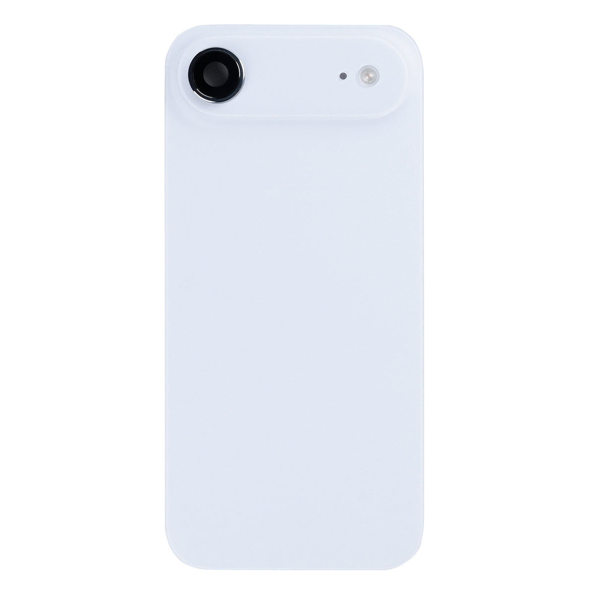 For Apple iPhone 17 Air Back Glass With NFC, Enlarged Camera Frame Cloud White Pulled