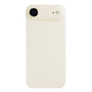For Apple iPhone 17 Air Back Glass With NFC, Enlarged Camera Frame Light Gold Pulled