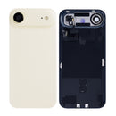 For Apple iPhone 17 Air Back Glass With NFC, Enlarged Camera Frame Light Gold Pulled