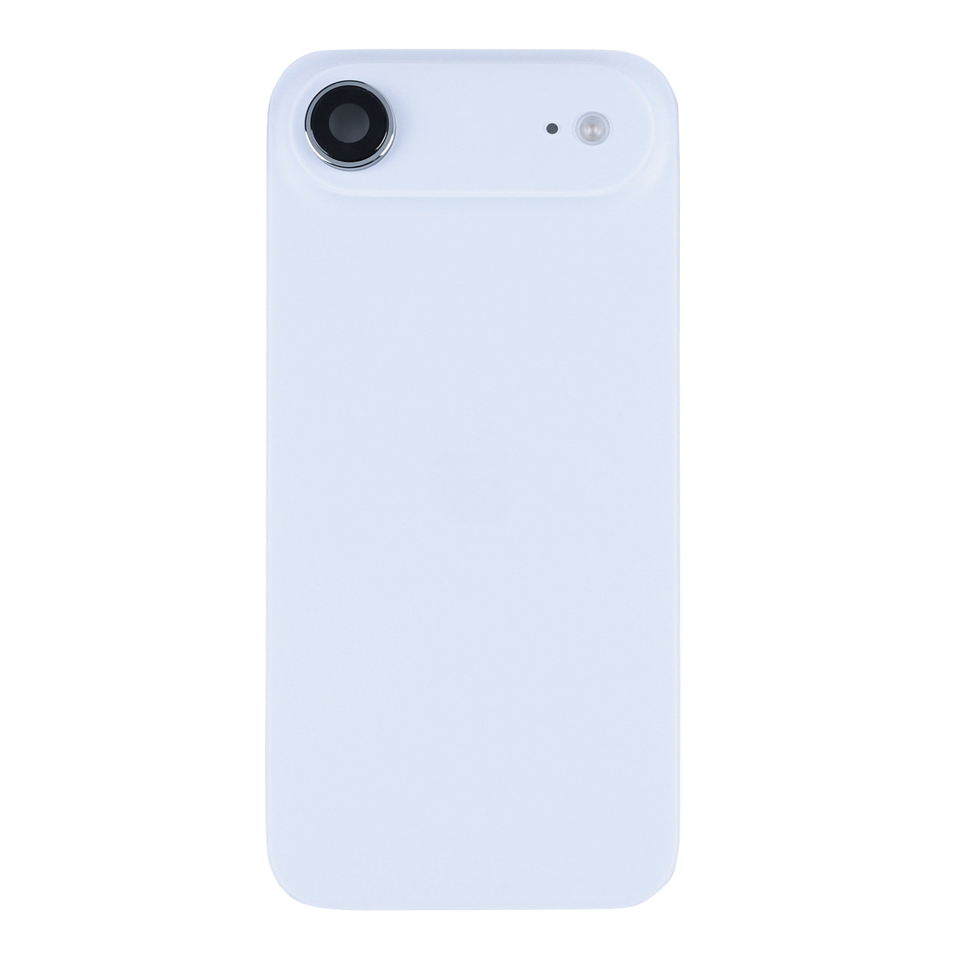 For Apple iPhone 17 Air Back Glass With NFC, Enlarged Camera Frame Sky Blue Pulled