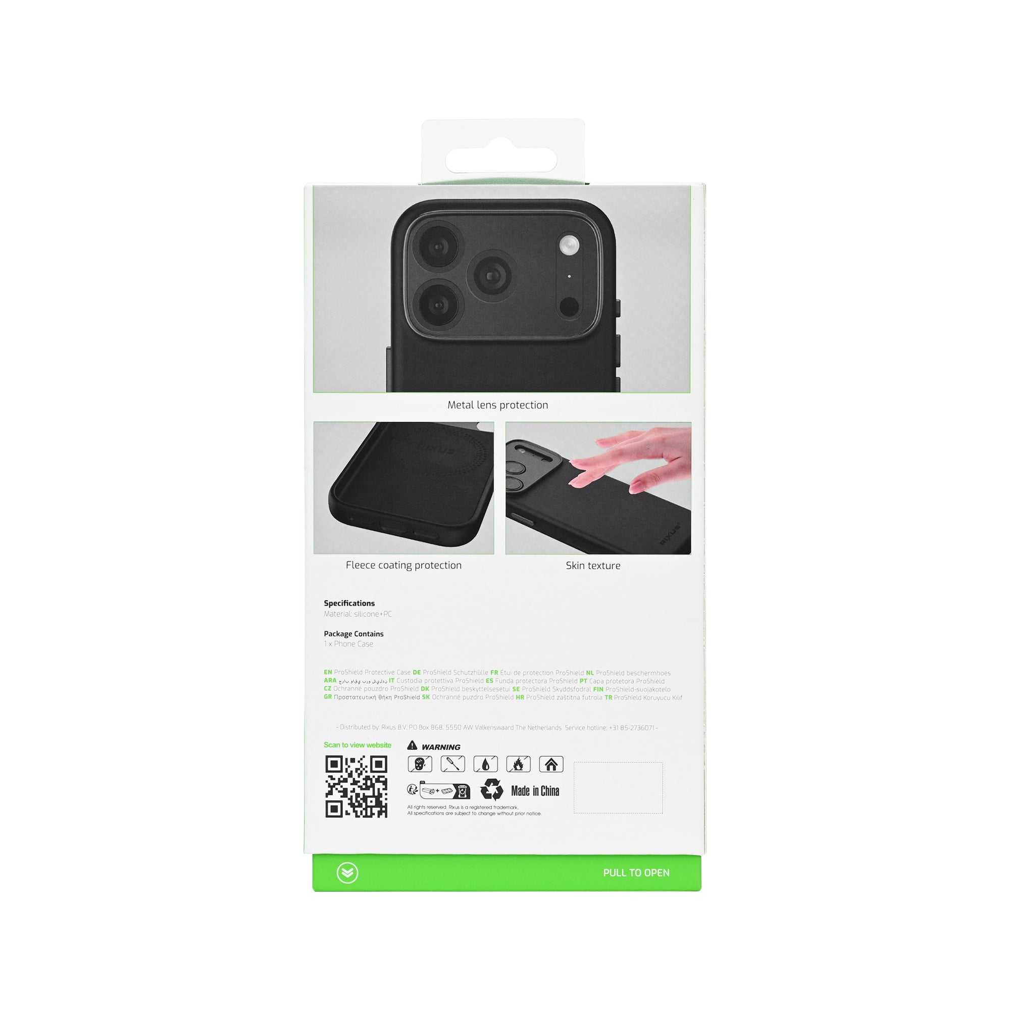 Rixus ProShield Case For Apple iPhone 17 Pro Black