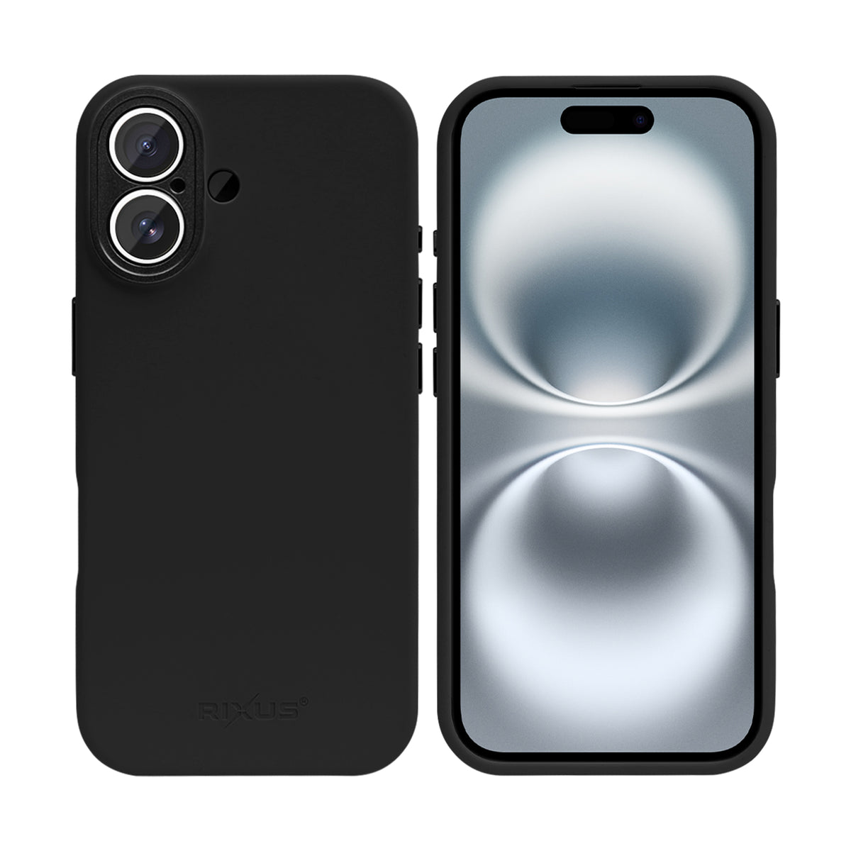 Rixus ProShield Case For Apple iPhone 16 Black